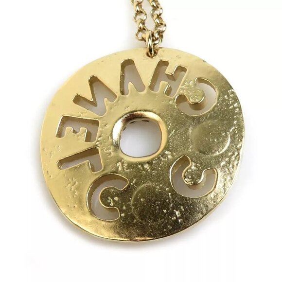 Auth CHANEL Necklace Gold Metal - Picture 7 of 9